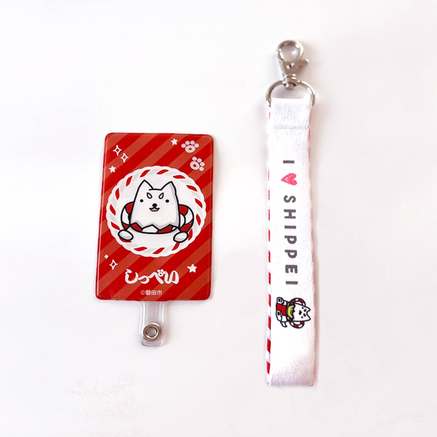 しっぺい スマホハンドストラップ&フォンタブセット